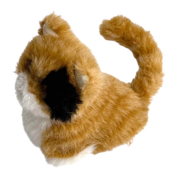 American Girl Pet Cat Ginger Calico Kitty Plush Toy Poseable Tail Faux Fur Vtg - Picture 2 of 7